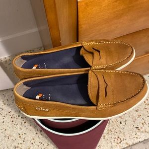 Cole Haan tan leather loafers
